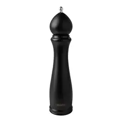 TRAMONTINA - Molinillo de Sal o Pimienta Churrasco Black en Cerámica con Recipiente de Madera 10"