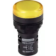 TRAMONTINA - Señalizador TRD16-22DS/4 220 V Amarillo