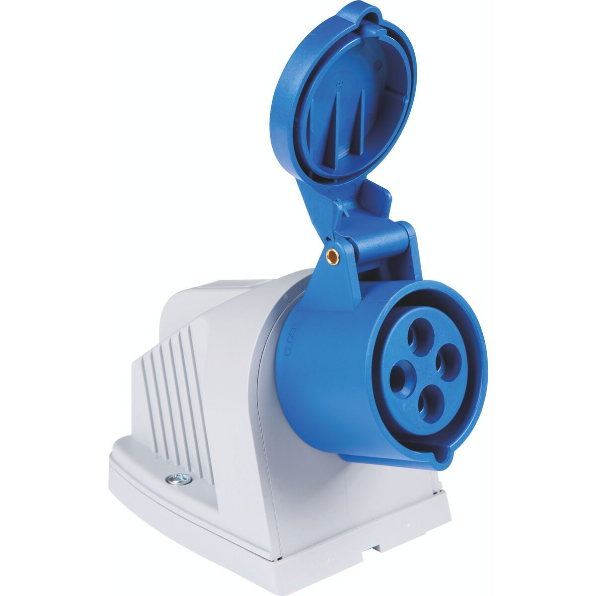 TRAMONTINA - Hembra Sobrepuesta Industrial 3P+T 16 A 220-250 V CA 9 H Tramontina