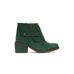 GIANI DAFIRENZE - Botin Mujer De Cuero Nadia Verde C3