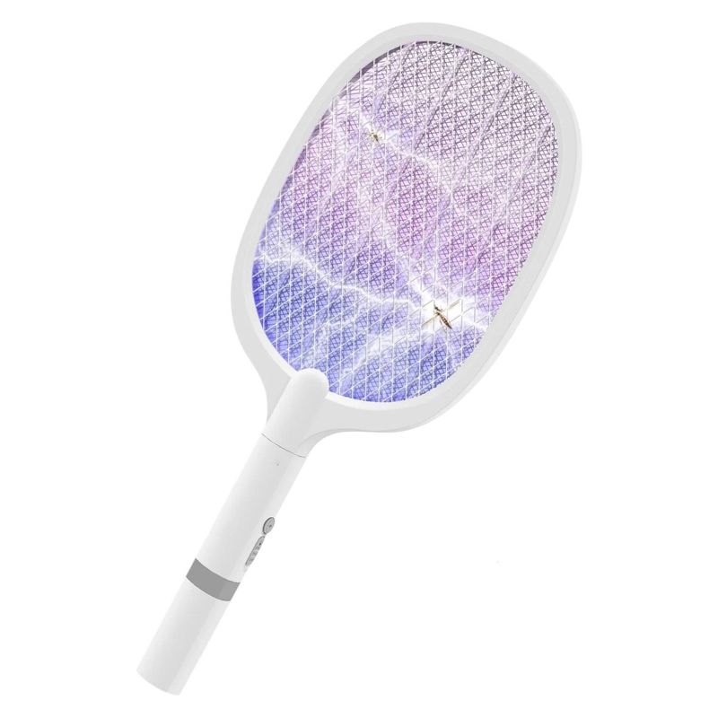 INVENCIBLE - RAQUETA MATAMOSCAS MATA MOSQUITOS RECARGABLE UV NC53