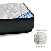 KINDERFLEX - Colchón Cuna Resortes 140x70x15 Cm