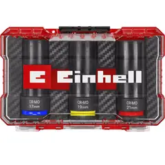 EINHELL - Set 3 Dados de Impacto 17-19-21 mm 109263
