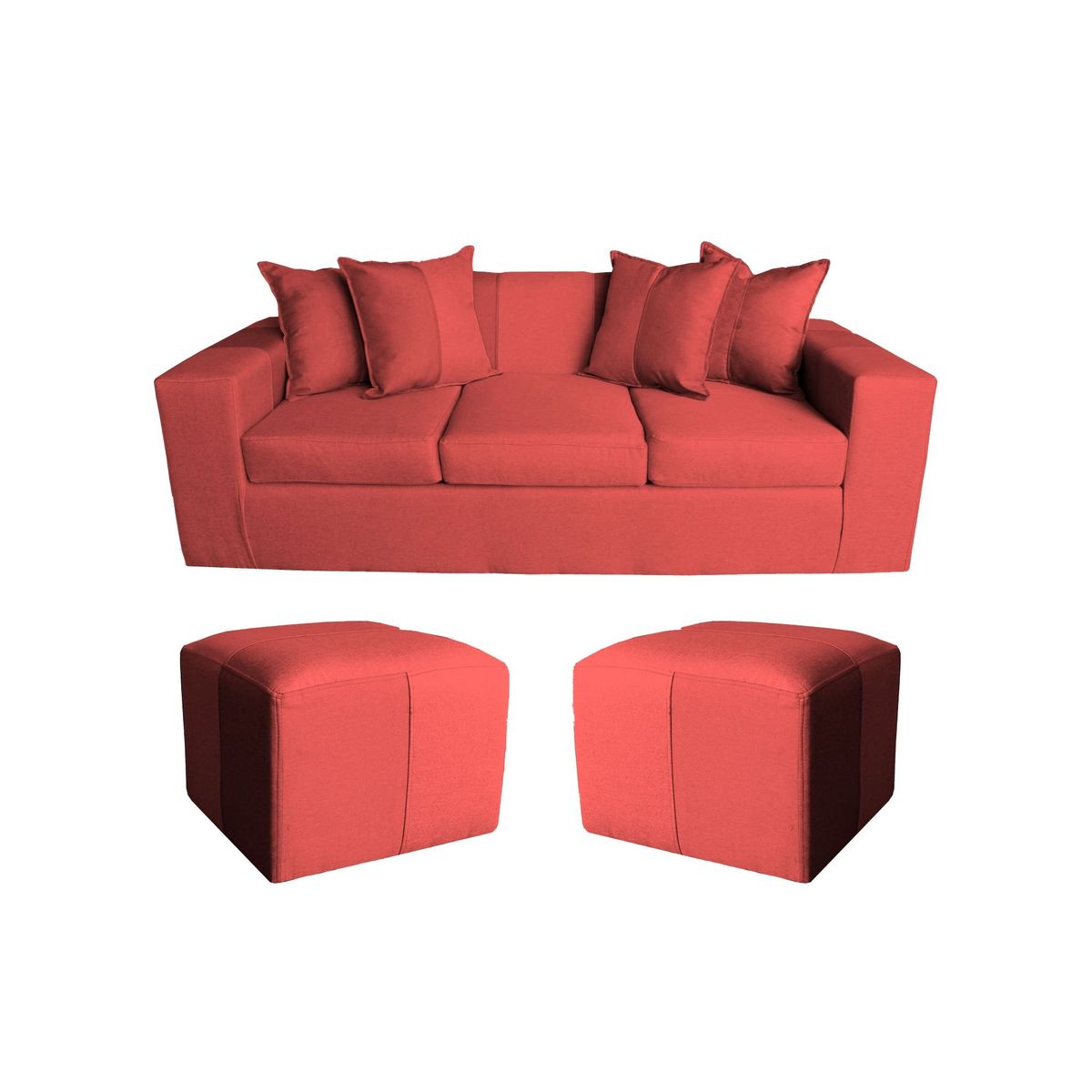 GENERICO - SOFA +2UFF BENJA BURDEO