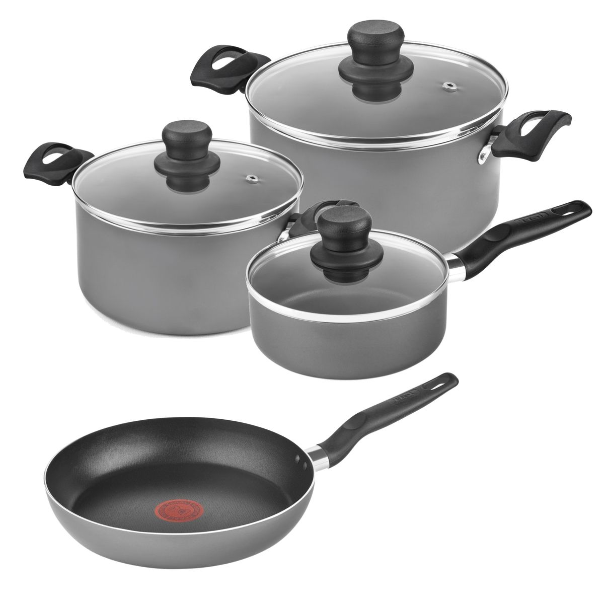 TEFAL - Bateria de cocina Antiadherente Talent 7 PCS