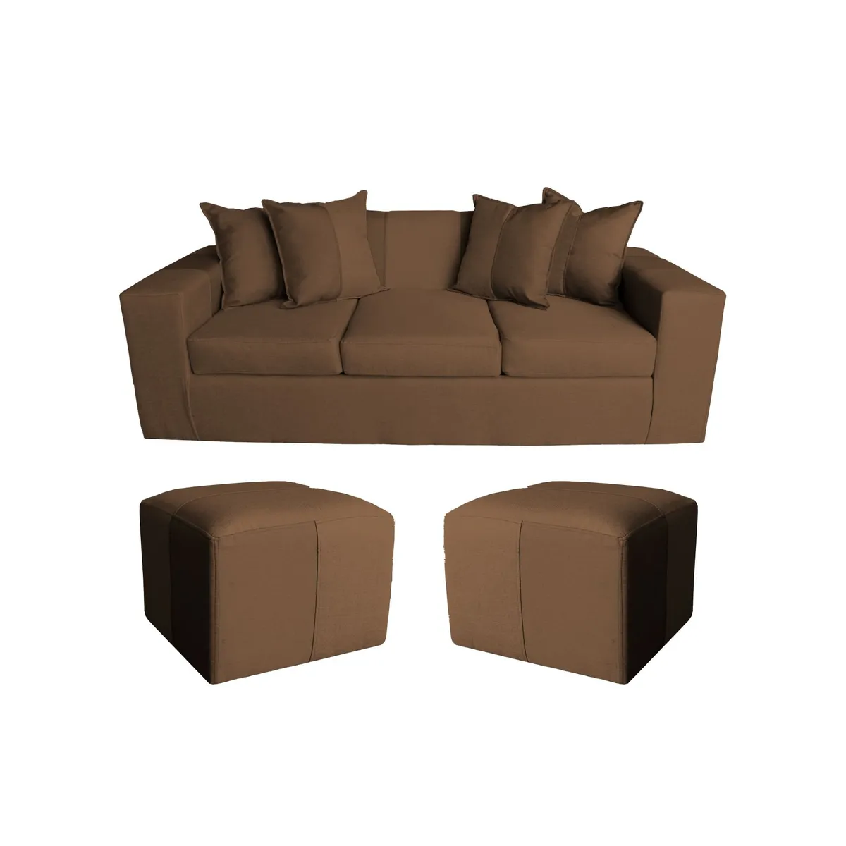 GENERICO - SOFA +2UFF BENJA CAFE