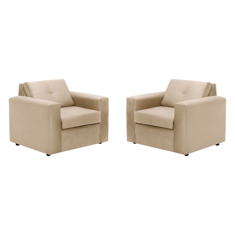 BODEVIR - Set Sofa Vivo 1C Felpa 30 Beige