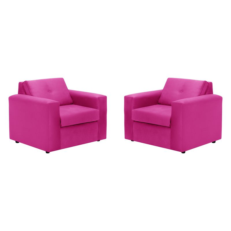 BODEVIR - Set Sofa Vivo 1C Felpa 30 Fucsia