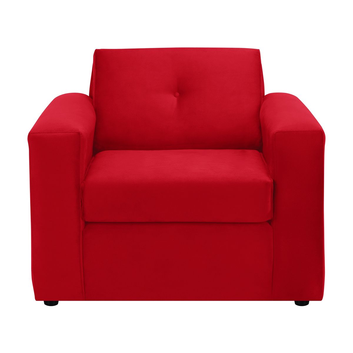 BODEVIR - Set Sofa Vivo 1C Felpa 30 Rojo