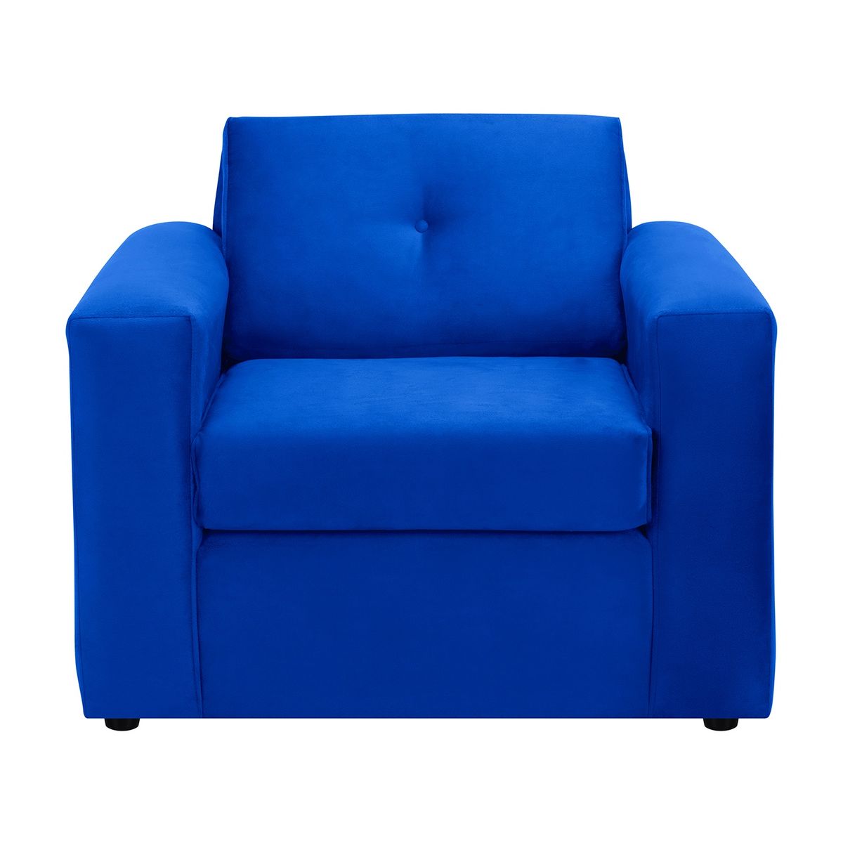 BODEVIR - Sofa Vivo 1C Felpa 30 Azul Rey