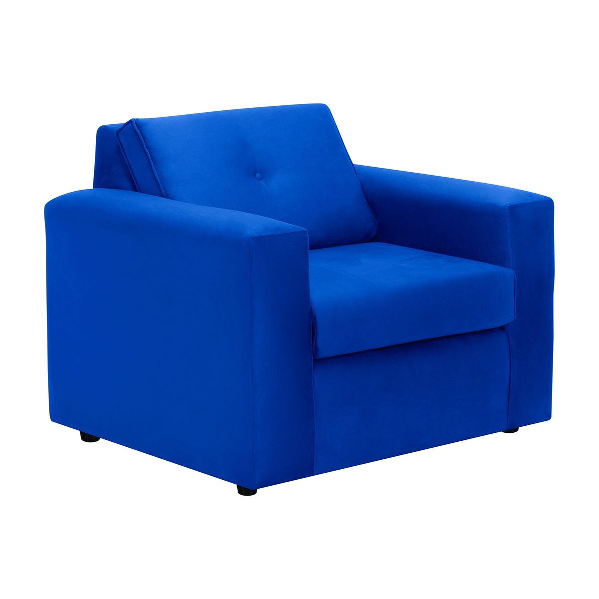 BODEVIR - Sofa Vivo 1C Felpa 30 Azul Rey