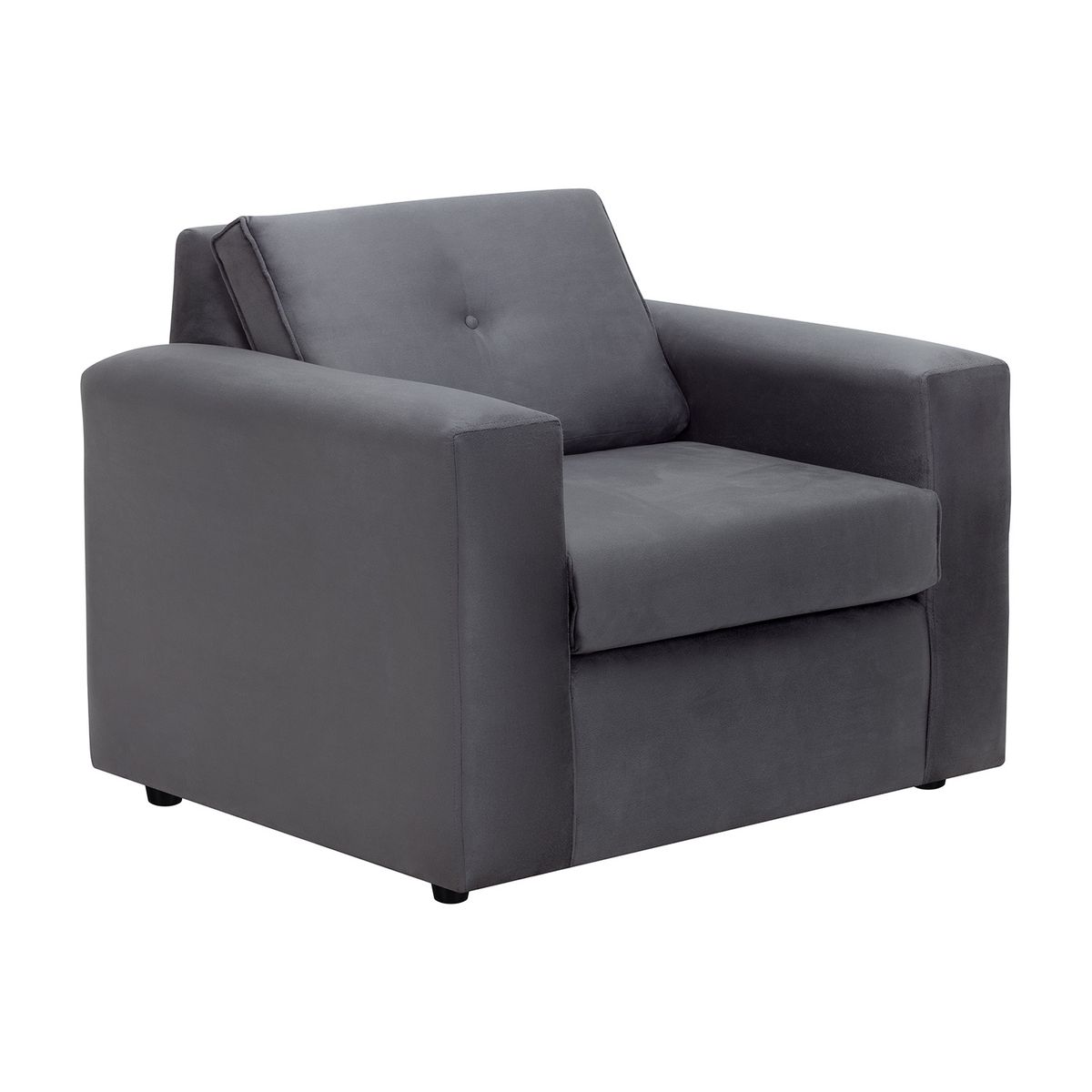 BODEVIR - Sofa Vivo 1C Felpa 30 Gris