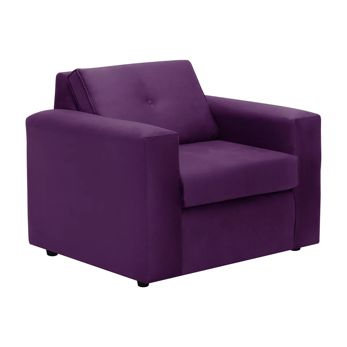 BODEVIR - Sofa Vivo 1C Felpa 30 Morado