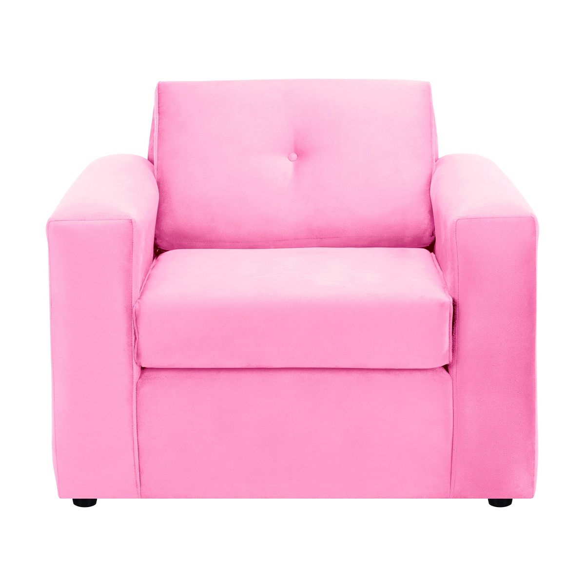 BODEVIR - Sofa Vivo 1C Felpa 30 Rosado