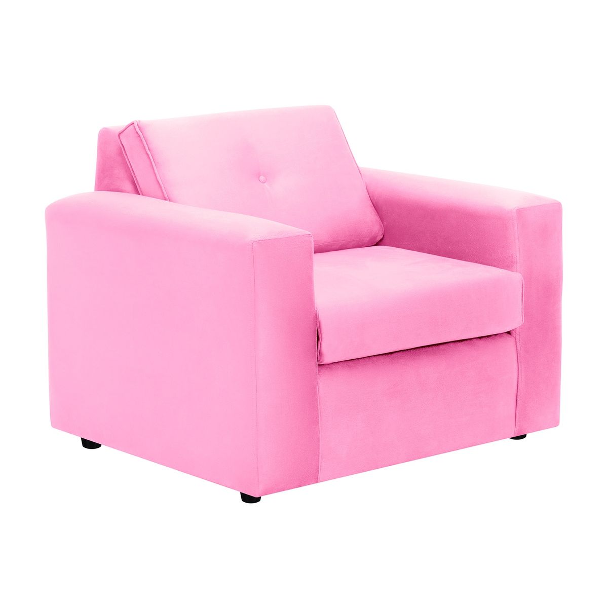 BODEVIR - Sofa Vivo 1C Felpa 30 Rosado