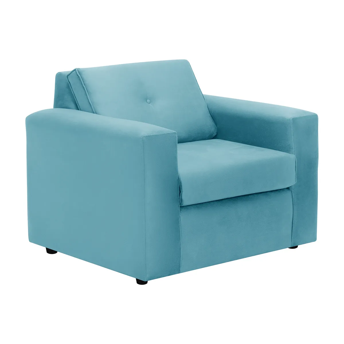 BODEVIR - Sofa Vivo 1C Felpa 30 Turquesa