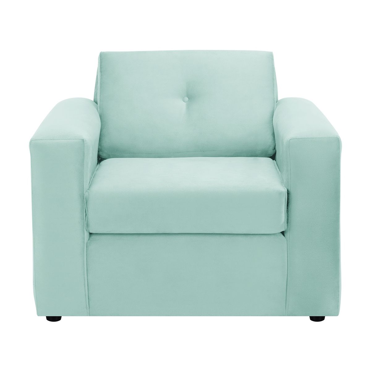BODEVIR - Sofa Vivo 1C Felpa 30 Verde Agua
