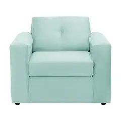 BODEVIR - Sofa Vivo 1C Felpa 30 Verde Agua