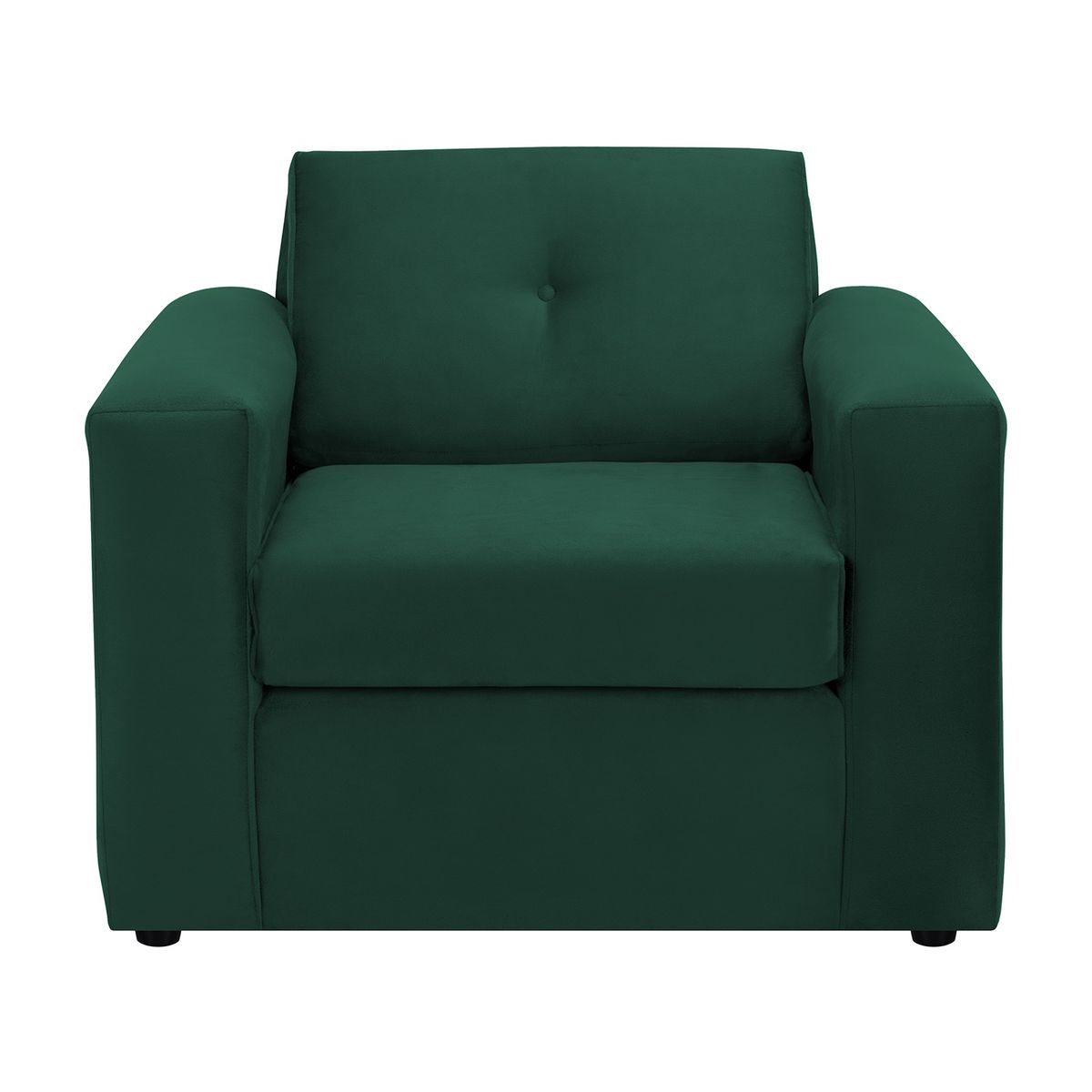 BODEVIR - Sofa Vivo 1C Felpa 30 Verde Botella