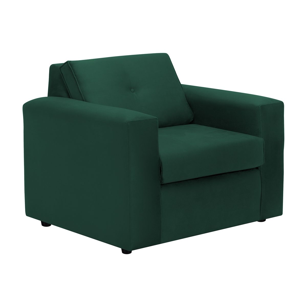 BODEVIR - Sofa Vivo 1C Felpa 30 Verde Botella