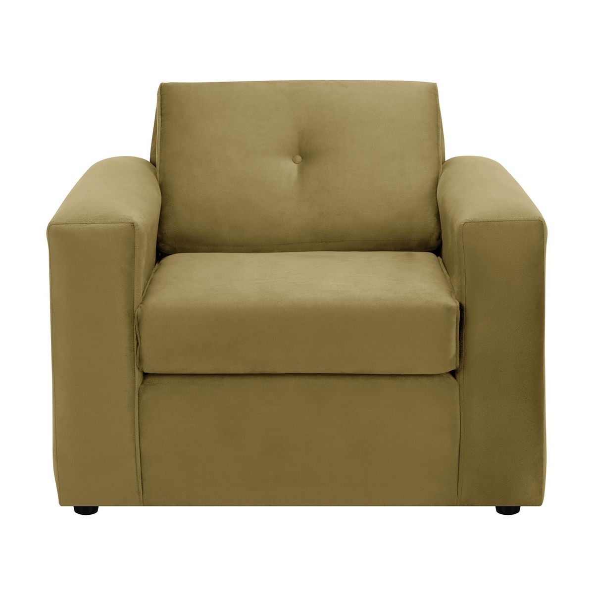 BODEVIR - Sofa Vivo 1C Felpa 30 Verde Musgo