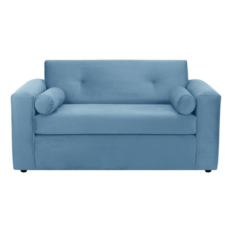 BODEVIR - Sofa Vivo 2C Felpa 30 Azul Petroleo