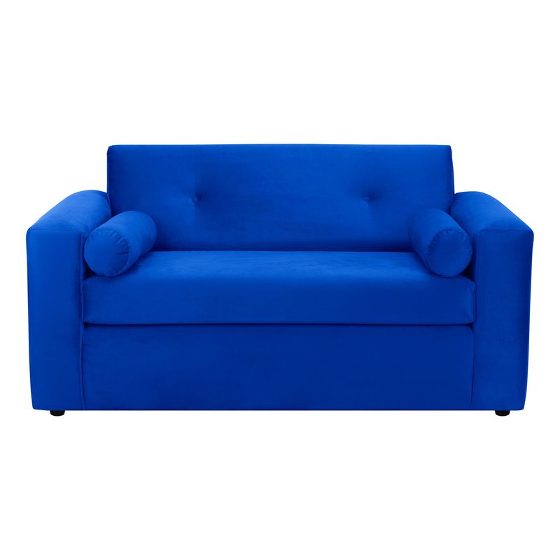 BODEVIR - Sofa Vivo 2C Felpa 30 Azul Rey