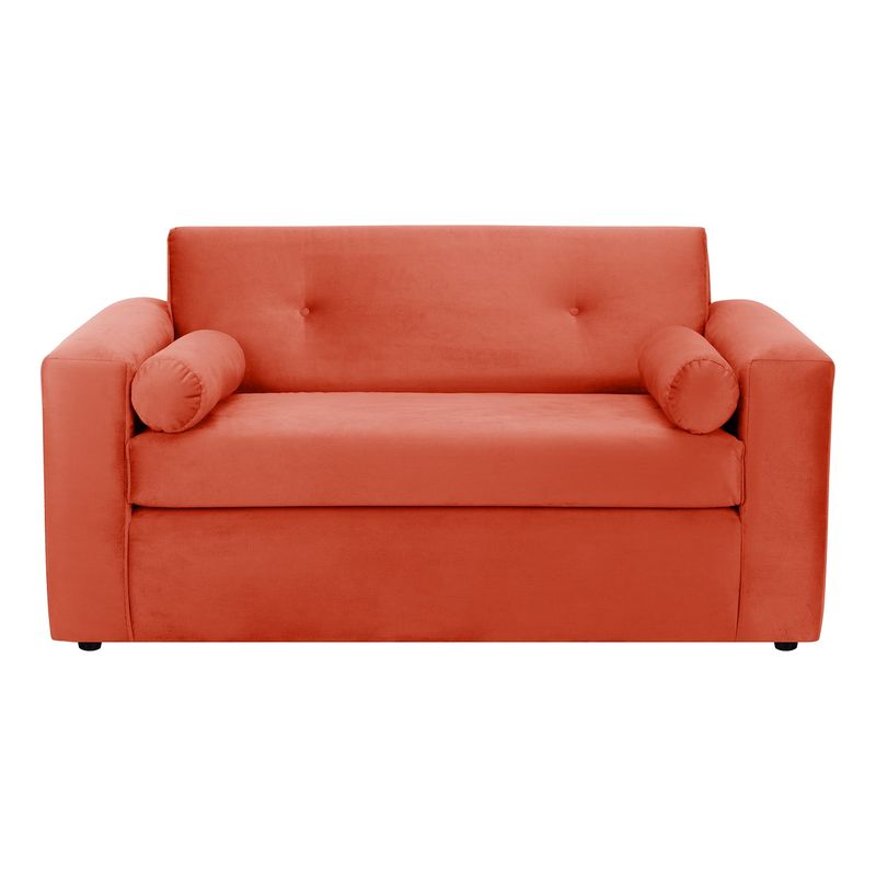 BODEVIR - Sofa Vivo 2C Felpa 30 Naranja