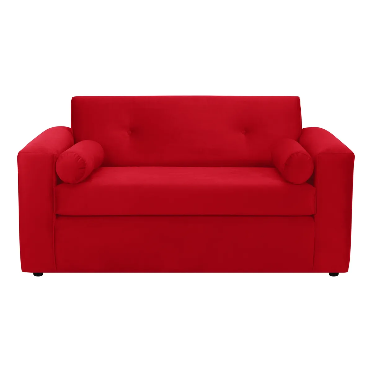 BODEVIR - Sofa Vivo 2C Felpa 30 Rojo