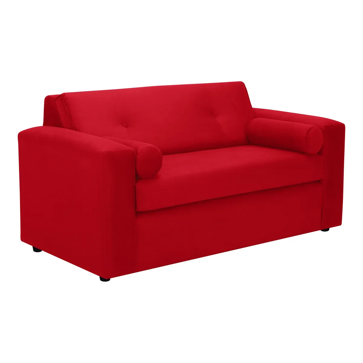 BODEVIR - Sofa Vivo 2C Felpa 30 Rojo