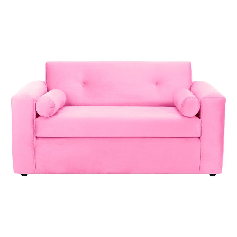 BODEVIR - Sofa Vivo 2C Felpa 30 Rosado