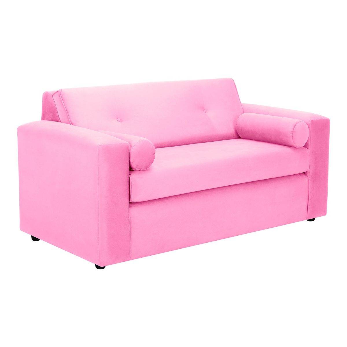 BODEVIR - Sofa Vivo 2C Felpa 30 Rosado