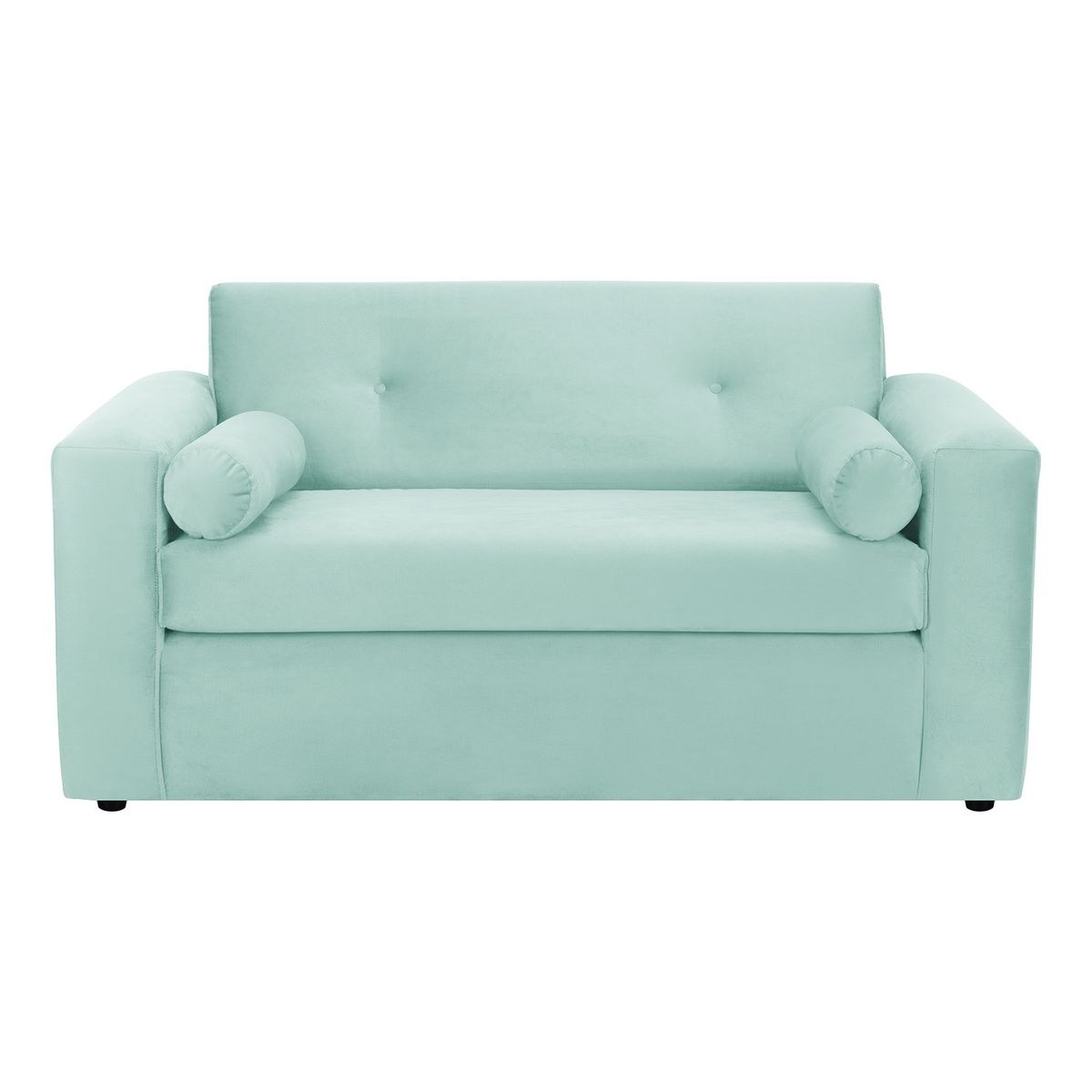 BODEVIR - Sofa Vivo 2C Felpa 30 Verde Agua