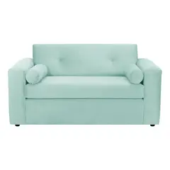 BODEVIR - Sofa Vivo 2C Felpa 30 Verde Agua