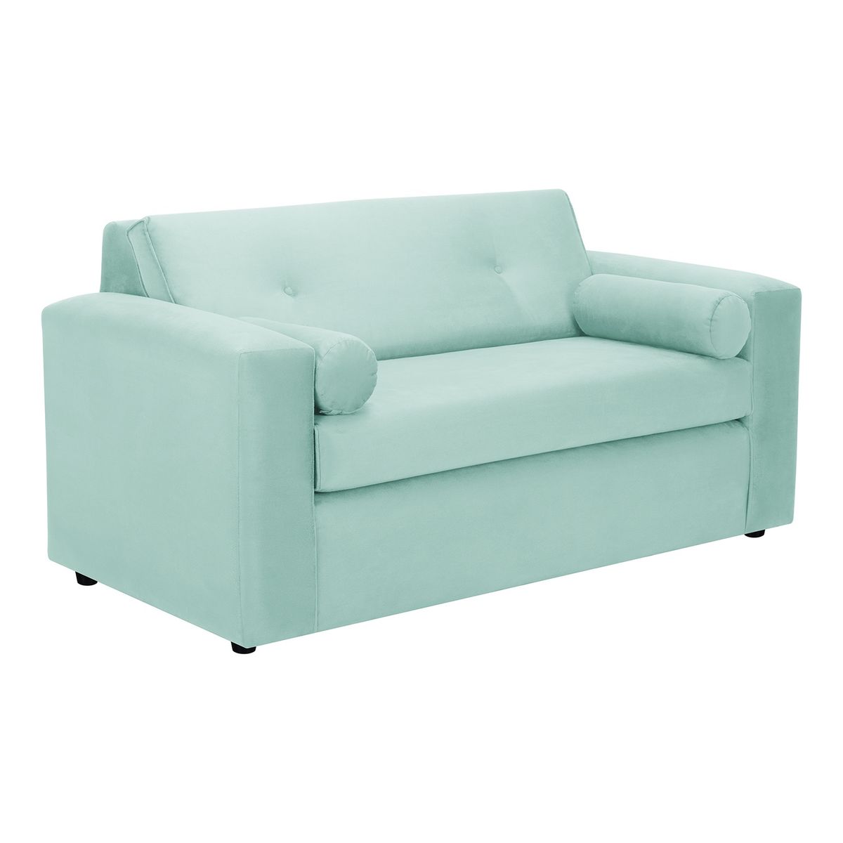 BODEVIR - Sofa Vivo 2C Felpa 30 Verde Agua