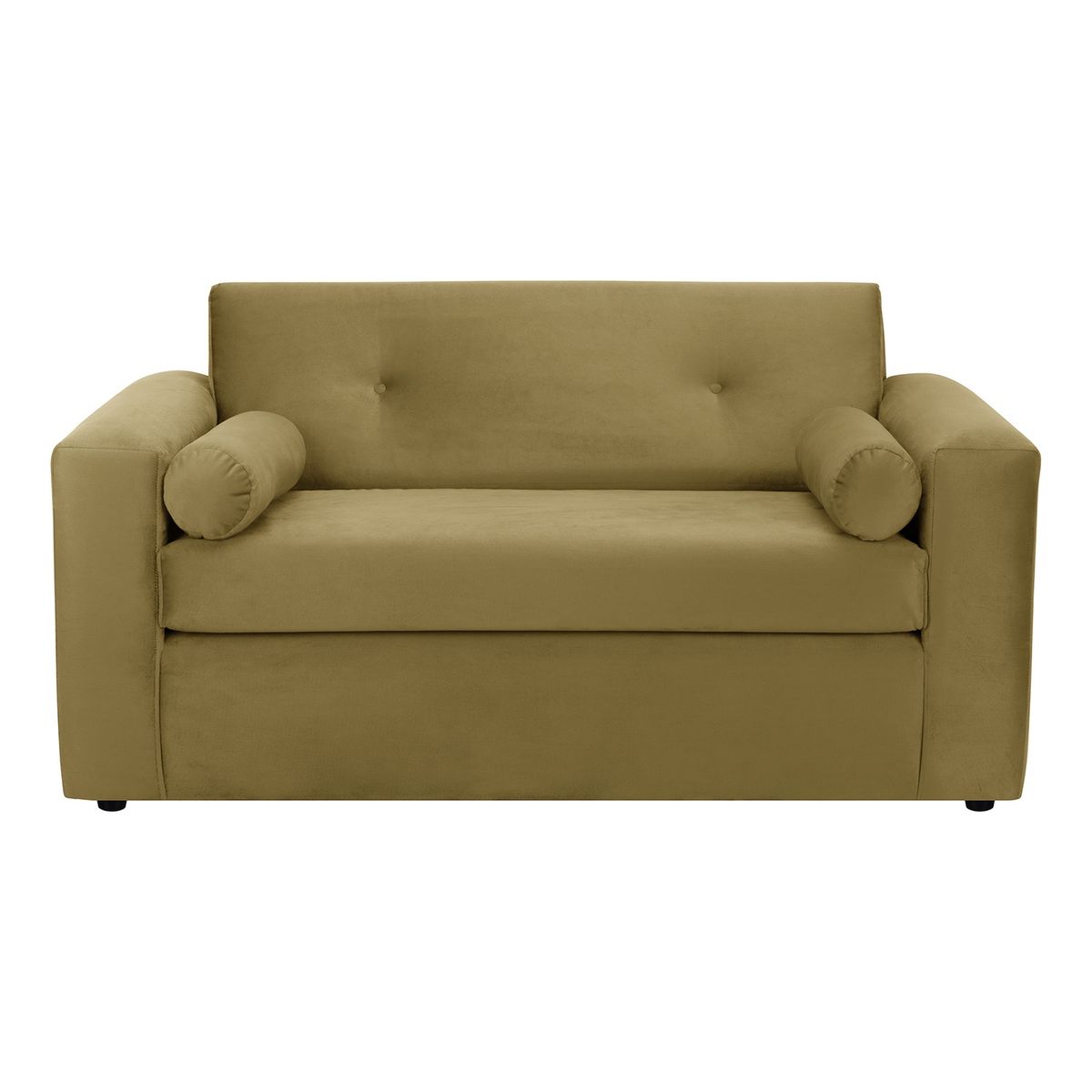 BODEVIR - Sofa Vivo 2C Felpa 30 Verde Musgo