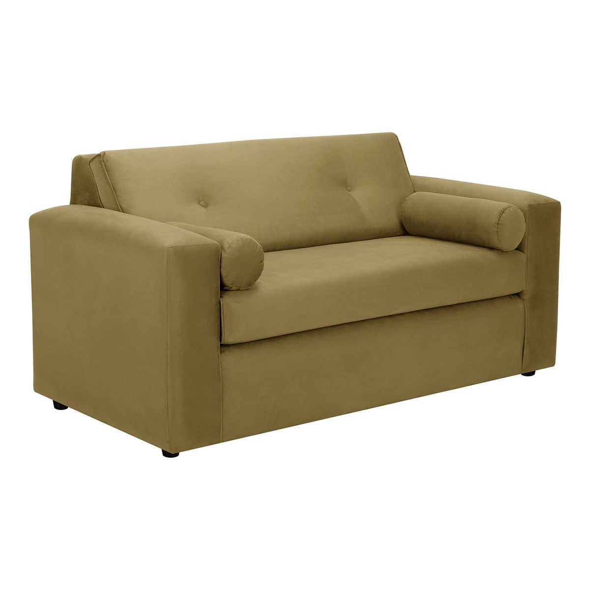 BODEVIR - Sofa Vivo 2C Felpa 30 Verde Musgo