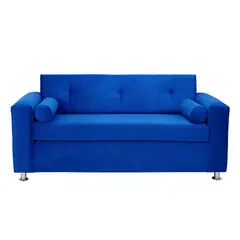 BODEVIR - Sofa Vivo 3C Felpa 12 Azul Rey