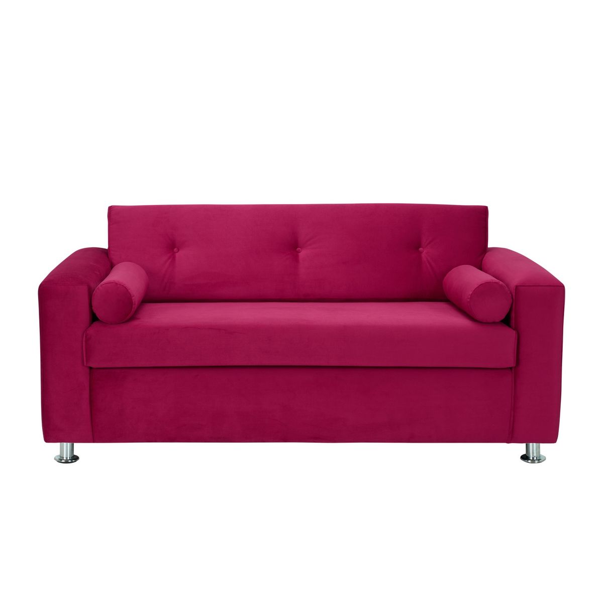 BODEVIR - Sofa Vivo 3C Felpa 12 Burdeo
