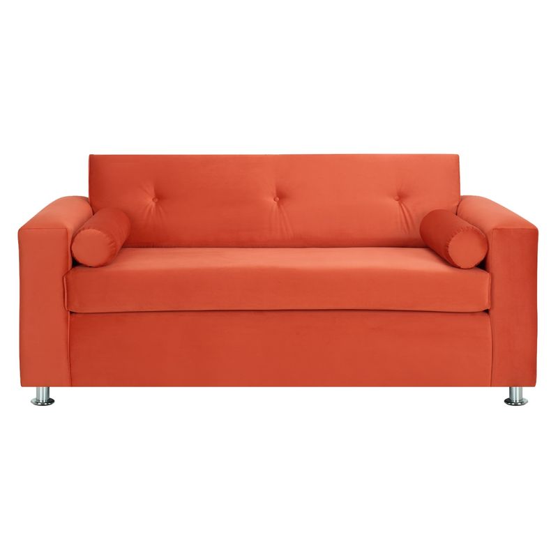 BODEVIR - Sofa Vivo 3C Felpa 12 Naranja