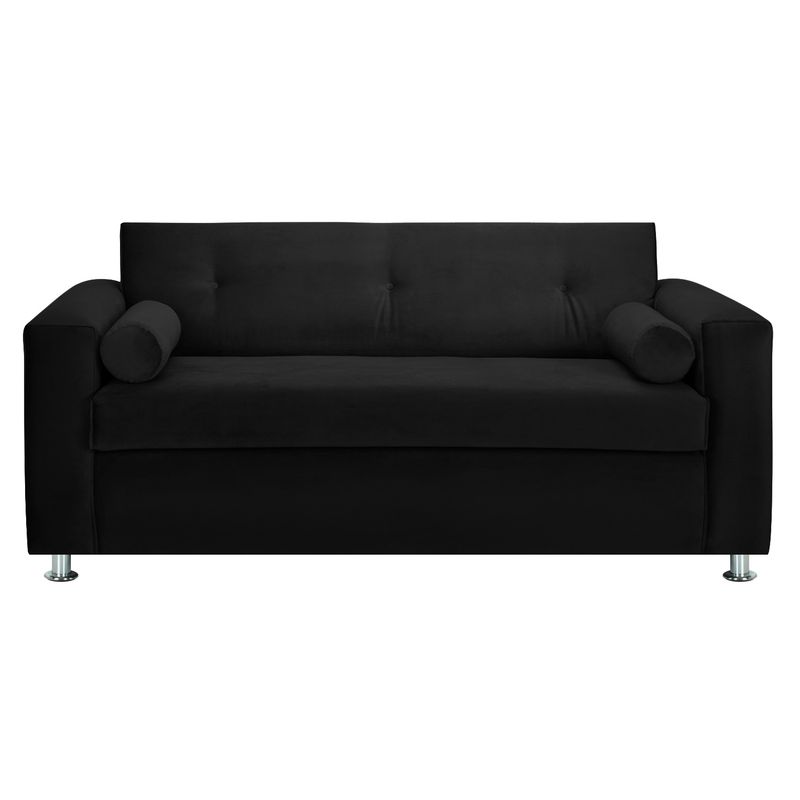 BODEVIR - Sofa Vivo 3C Felpa 12 Negro