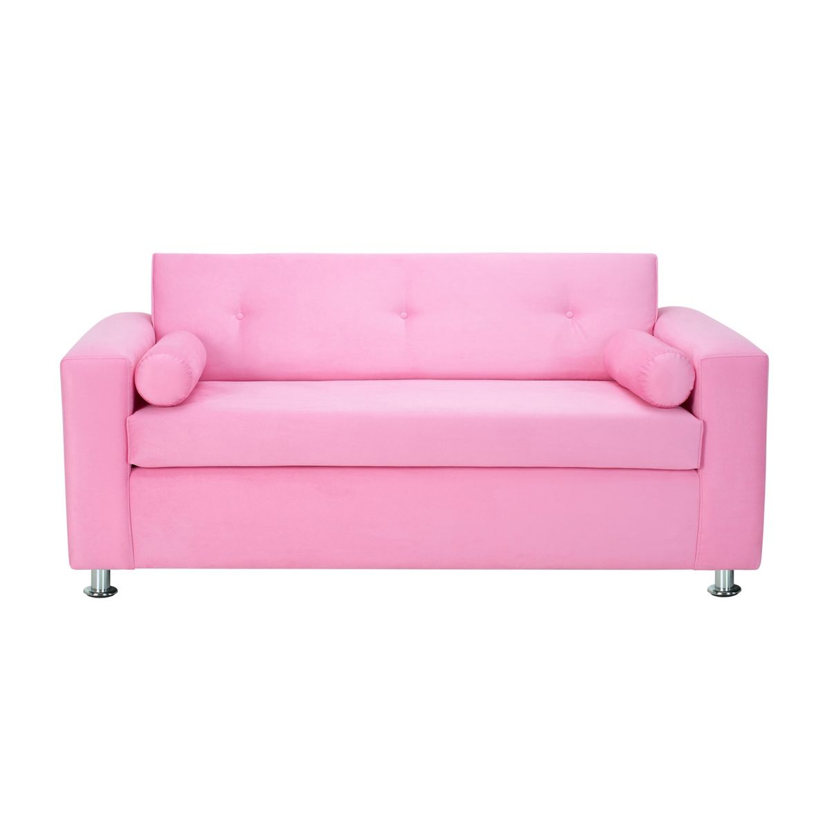 BODEVIR - Sofa Vivo 3C Felpa 12 Rosado