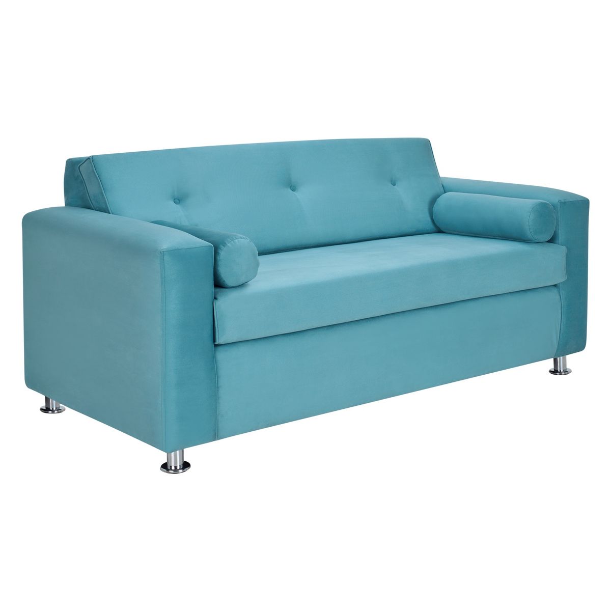 BODEVIR - Sofa Vivo 3C Felpa 12 Turquesa