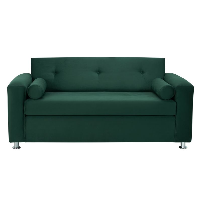 BODEVIR - Sofa Vivo 3C Felpa 12 Verde Botella