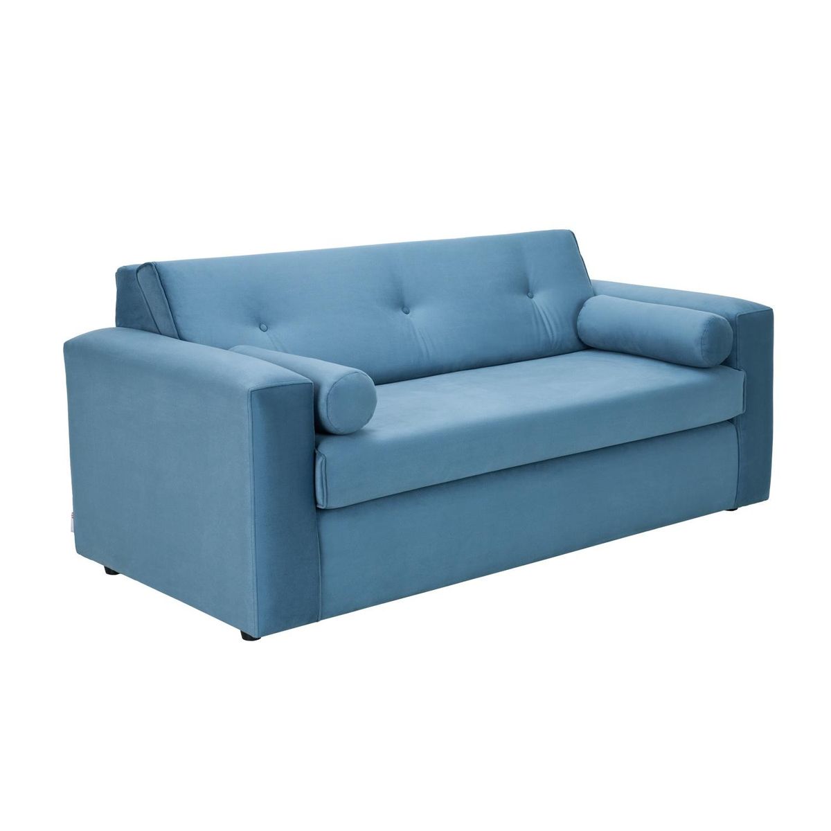 BODEVIR - Sofa Vivo 3C Felpa 30 Azul Petroleo