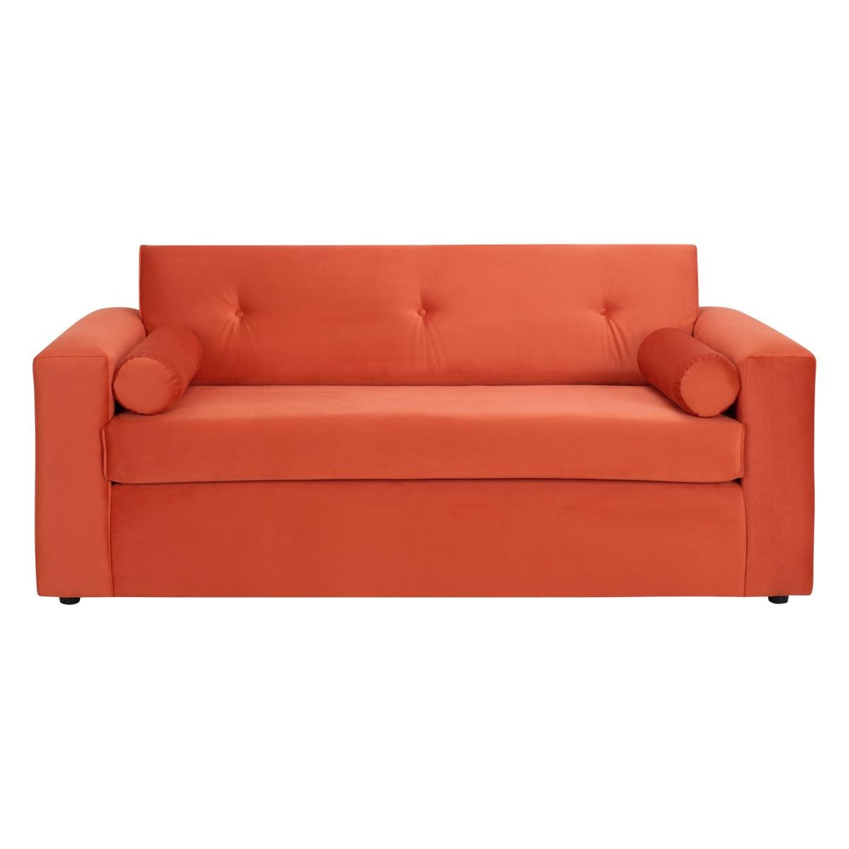 BODEVIR - Sofa Vivo 3C Felpa 30 Naranja