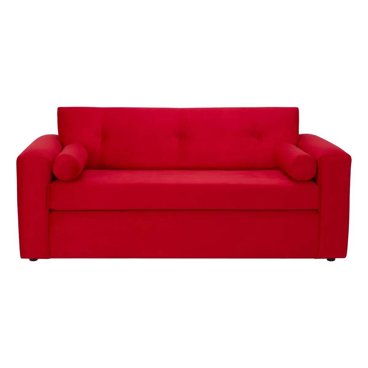 BODEVIR - Sofa Vivo 3C Felpa 30 Rojo