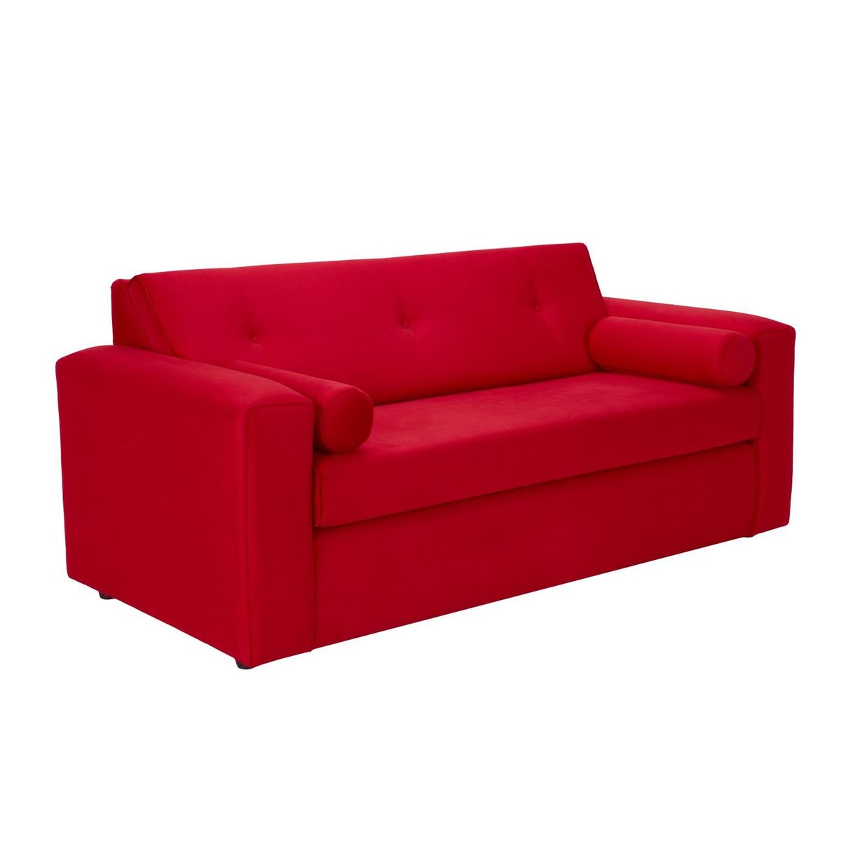 BODEVIR - Sofa Vivo 3C Felpa 30 Rojo