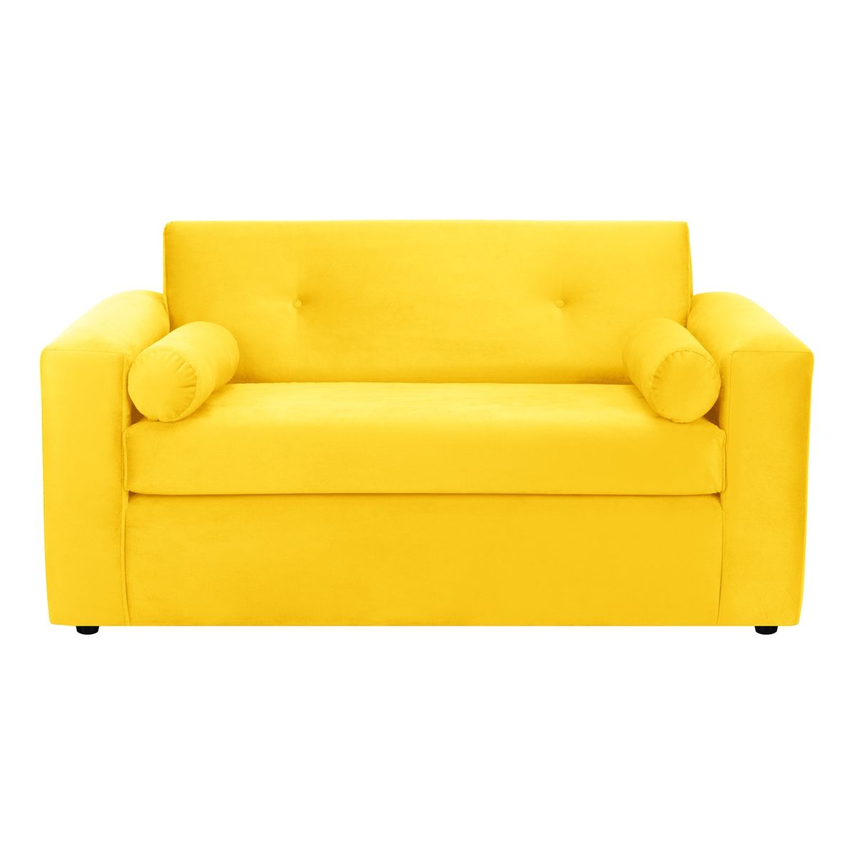 BODEVIR - Sofa Vivo 3C+1+1 Felpa 30 Amarillo