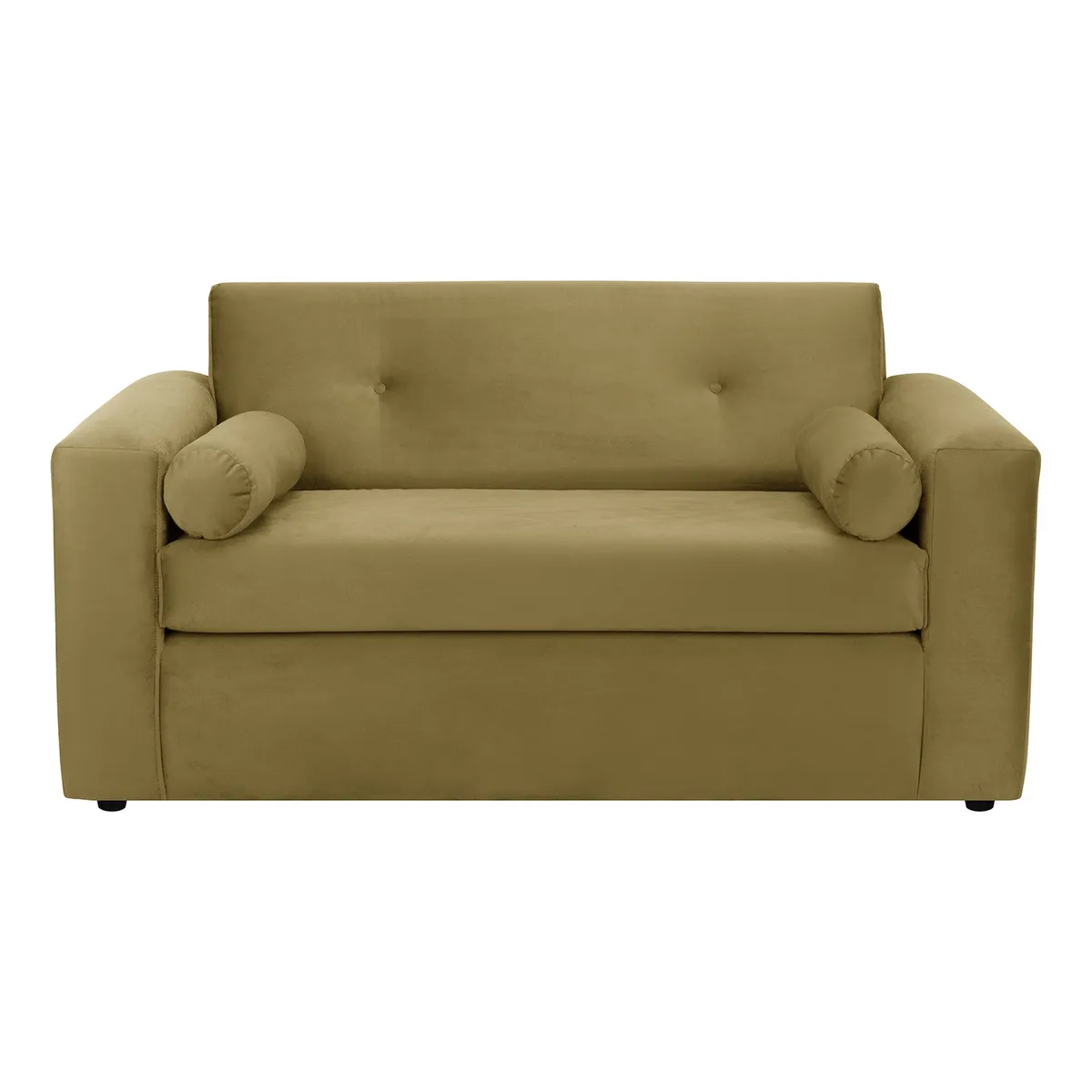 BODEVIR - Sofa Vivo 3C+1+1 Felpa 30 Verde Musgo
